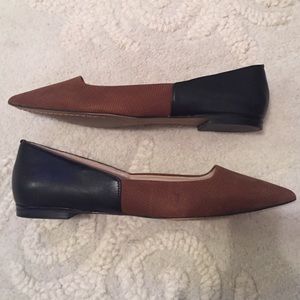 French Connection two-tone flats